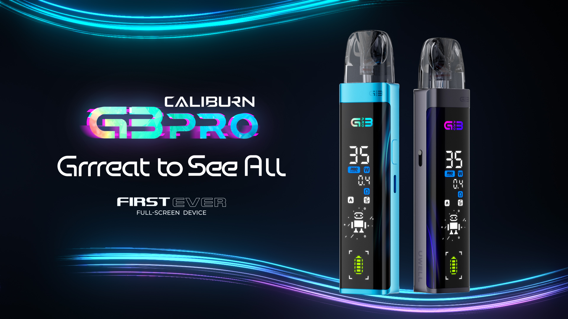 Uwell Caliburn G3 Pro – Pod rendszerek teszt – termékfotó